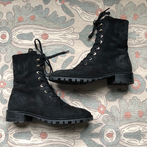Stuart Weitzman Laine Combat Boot - Picture 1 of 13